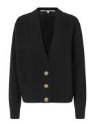 Brookline Knit Cardigan Tops Knitwear Cardigans Black Second Female