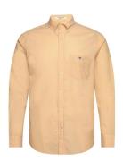 Reg Classic Poplin Shirt Tops Shirts Casual Yellow GANT