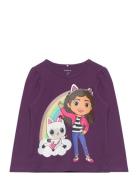 Nmforba Gabby Ls To Sky Tops T-shirts Long-sleeved T-shirts Purple Nam...