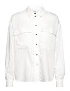 Nuveronica Shirt Tops Shirts Long-sleeved White Nümph