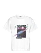 Planet-M Tops T-shirts & Tops Short-sleeved White MbyM