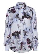 Floretbbnaiva Shirt Tops Shirts Long-sleeved Blue Bruuns Bazaar