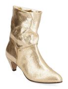 Jassi 50 Stiletto Shoes Boots Ankle Boots Ankle Boots With Heel Gold A...