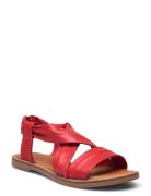 Sandal Flate Sandaler Red Sofie Schnoor