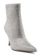 Iyanna-R Bootie Shoes Boots Ankle Boots Ankle Boots With Heel Silver S...