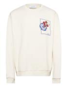 Dorian Sweatshirt Tops Sweat-shirts & Hoodies Sweat-shirts Cream Les D...