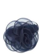 Orchia Flower Hair Tie Accessories Hair Accessories Scrunchies Navy Be...