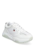 Low Cut Lace-Up Sneaker Lave Sneakers White Tommy Hilfiger