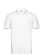 Pique Polo Tops Polos Short-sleeved White Lee Jeans