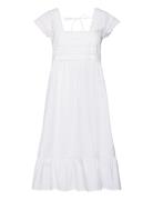 Nightdress Broderie Anglaise Nattkjole White Lindex