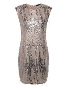 Tulsibbdemi Dress Kort Kjole Silver Bruuns Bazaar