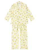 Lex Pyjamas Sett Yellow Molo