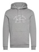 Camden Hoodie Tops Sweat-shirts & Hoodies Hoodies Grey Les Deux