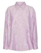 Yasmella Ls Shirt Tops Shirts Long-sleeved Pink YAS