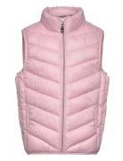 Waistcoat Quilted Fôret Vest Pink Color Kids
