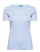 Short Sleeves T-Shirt Tops T-shirts & Tops Short-sleeved Blue United C...