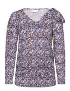 Mlpilar Asta L/S Jrs Top A. Tops T-shirts & Tops Long-sleeved Multi/pa...