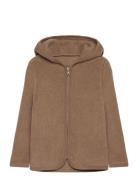 Jacket Cotton Fleece Outerwear Fleece Outerwear Fleece Jackets Brown H...