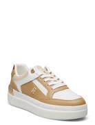 Lux Hardware Court Sneaker Lave Sneakers Beige Tommy Hilfiger