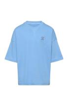 Tee Tops T-shirts Short-sleeved Blue Adidas Originals