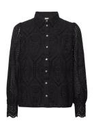 Yasholi Ls Shirt S. Tops Blouses Long-sleeved Black YAS
