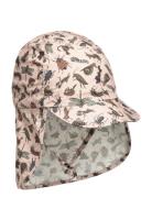 Summercap Long Neck - Aop Solhatt Multi/patterned Mikk-line