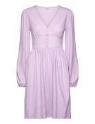 Lova Short Dress Knelang Kjole Purple Bubbleroom