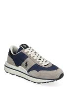Train 89 Leather & Canvas Sneaker Lave Sneakers Navy Polo Ralph Lauren