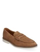 Atticus Ltslip G Mokasiner Lave Sko Brown Clarks