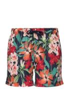Cf Floral Print Swim Shorts Badeshorts Navy GANT
