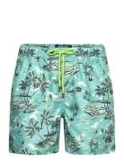 Paradise Swim Shorts Badeshorts Blue Sebago