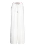 Fleur Bottoms Trousers Wide Leg White Reiss