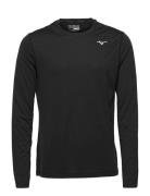 Impulse Core Ls Tee Tops T-shirts Long-sleeved Black Mizuno