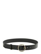 Pcnyana Glitter Buckle Jeans Belt Belte Black Pieces