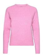 Vmdoffy Ls O-Neck Blouse Ga Noos Tops Knitwear Jumpers Pink Vero Moda