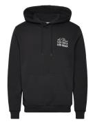 Triple Hoodie Tops Sweat-shirts & Hoodies Hoodies Black Les Deux