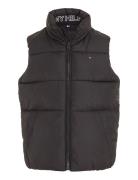 Essential Padded Vest Fôret Vest Black Tommy Hilfiger