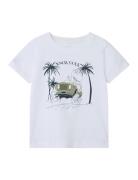 Nmmhenroy Ss Top Tops T-shirts Short-sleeved White Name It