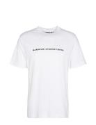 B.intl Motored T-Shirt Designers T-shirts Short-sleeved White Barbour