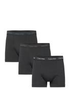 Trunk 3Pk Boksershorts Black Calvin Klein