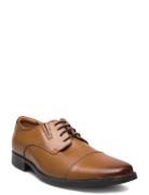 Tilden Cap Shoes Business Laced Shoes Brown Clarks