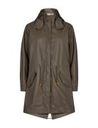 Sc-Alexa Outerwear Rainwear Rain Coats Green Soyaconcept