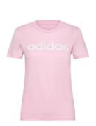 W Lin T Sport T-shirts & Tops Short-sleeved Pink Adidas Sportswear