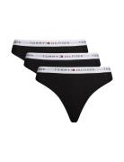 3 Pack Thong Stringtruse Undertøy Black Tommy Hilfiger