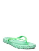 Flip Flop With Glitter Shoes Summer Shoes Sandals Flip Flops Green Ils...