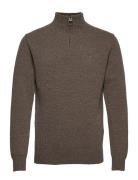 Barbour Essential Lambswool Half Zip Tops Knitwear Half Zip Jumpers Br...