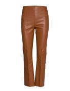 Slkaylee Pu Kickflare Pants Bottoms Trousers Leather Leggings-Bukser B...