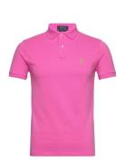 Basic Mesh-Ssl-Knt Designers Polos Short-sleeved Pink Polo Ralph Laure...