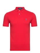 Basic Mesh-Ssl-Knt Designers Polos Short-sleeved Red Polo Ralph Lauren