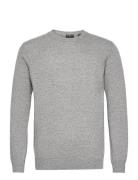 Valter Roundneck Designers Knitwear Round Necks Grey Oscar Jacobson